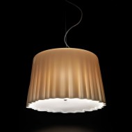 Подвесной светильник Vistosi Cloth SP G E27 BC/CM CR Подвесной светильник Vistosi Cloth SP G E27 BC/CM CR