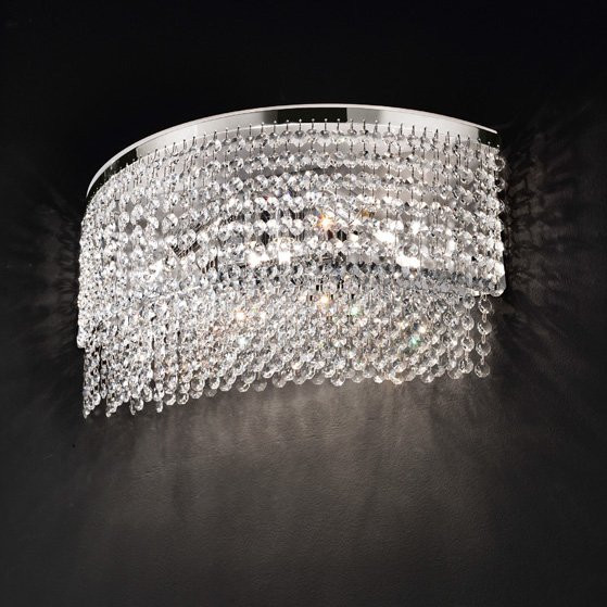 Настенный светильник Masiero Impero & Deco VE 815 A2+2 CUT CRYSTAL Настенный светильник Masiero Impero & Deco VE 815 A2+2 CUT CRYSTAL