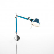 Бра Artemide Tolomeo Micro Wall A010950+A025150 Anodized blue (Body Lamp + Wall support) Бра Artemide Tolomeo Micro Wall A010950+A025150 Anodized blue (Body Lamp + Wall support)
