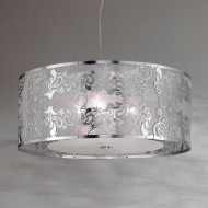 Подвесной светильник Masca Cashmere 1868/4 Argento/Glass 587 Подвесной светильник Masca Cashmere 1868/4 Argento/Glass 587