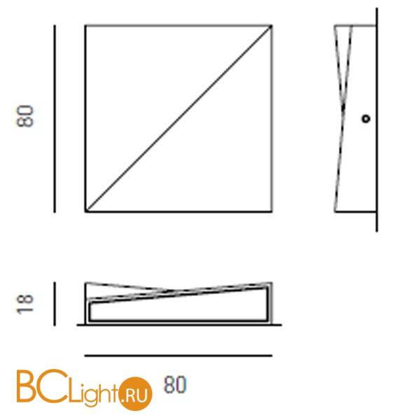 Бра Axo light Dia DIA WALL LAMP 300 05