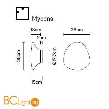 Настенно-потолочный светильник Fabbian Lumi F07 G41 01 Настенно-потолочный светильник Fabbian Lumi F07 G41 01