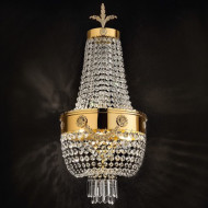 Настенный светильник Masiero Impero & Deco VE 818 A3 CUT CRYSTAL Настенный светильник Masiero Impero & Deco VE 818 A3 CUT CRYSTAL