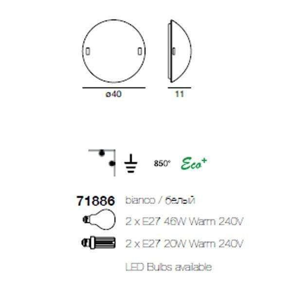 Настенно-потолочный светильник Linea Light Liner 71886