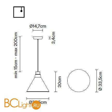 Подвесной светильник Fabbian Polair F36 A01 00 Подвесной светильник Fabbian Polair F36 A01 00