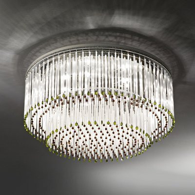 Потолочный светильник Italamp 713/80 Satin / C / Sw Olivine-Moka Потолочный светильник Italamp 713/80 Satin / C / Sw Olivine-Moka