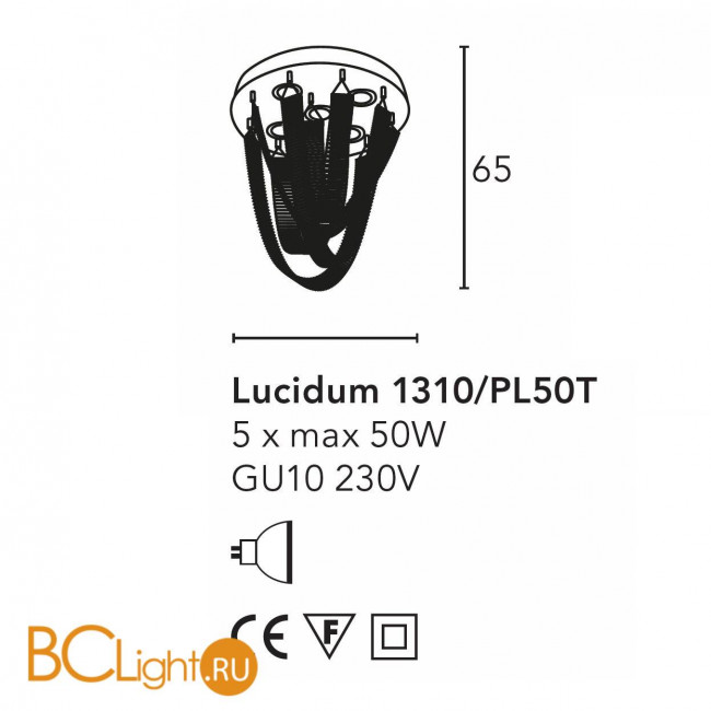 Потолочный светильник Bellart Lucidum 1310/PL50T 05/V01 Потолочный светильник Bellart Lucidum 1310/PL50T 05/V01