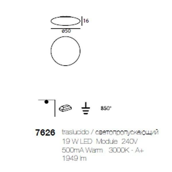 Потолочный светильник Linea Light Squash 7626 Потолочный светильник Linea Light Squash 7626