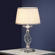 Настольная лампа Euroluce Alicante LP1 silver Clear shade Настольная лампа Euroluce Alicante LP1 silver Clear shade