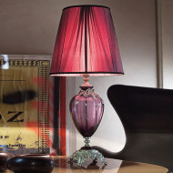 Настольная лампа Euroluce Nausicaa LG1 silver Amethyst Настольная лампа Euroluce Nausicaa LG1 silver Amethyst