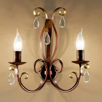 Бра MM Lampadari Fiocco 6502/A2 V2114 Бра MM Lampadari Fiocco 6502/A2 V2114