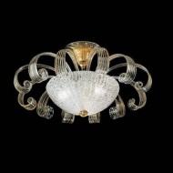Потолочный светильник Vetri Lamp 996/55 Cristallo/Oro Потолочный светильник Vetri Lamp 996/55 Cristallo/Oro