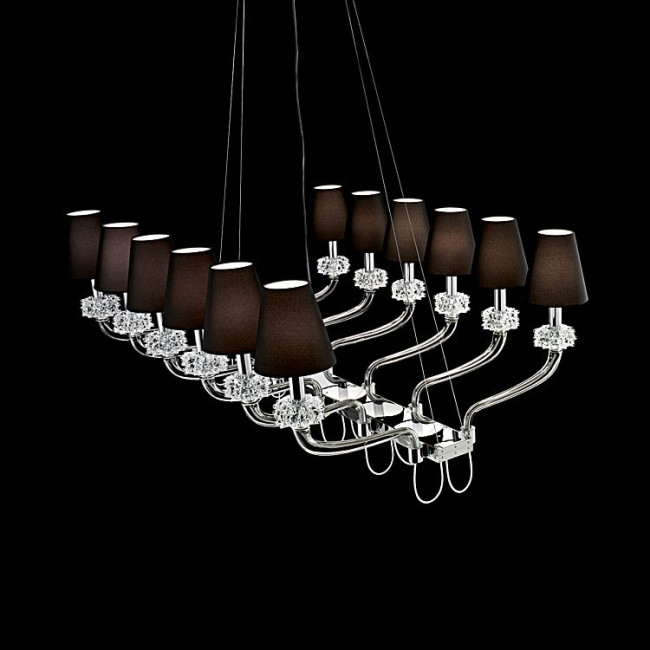 Люстра Barovier&Toso Domo Rotterdam 7119/CC/NN Люстра Barovier&Toso Domo Rotterdam 7119/CC/NN