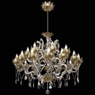 Люстра Beby Group Spiga 1810B05 Satin Gold Cognac Люстра Beby Group Spiga 1810B05 Satin Gold Cognac