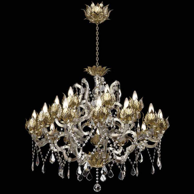 Люстра Beby Group Spiga 1810B05 Satin Gold Cognac Люстра Beby Group Spiga 1810B05 Satin Gold Cognac