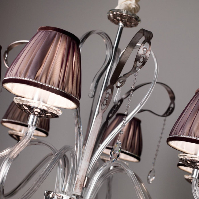 Люстра Masca Liberty 1875/6 Argento moka Люстра Masca Liberty 1875/6 Argento moka