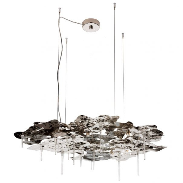 Подвесной светильник IDL Leaves 605/10 black nickel Подвесной светильник IDL Leaves 605/10 black nickel