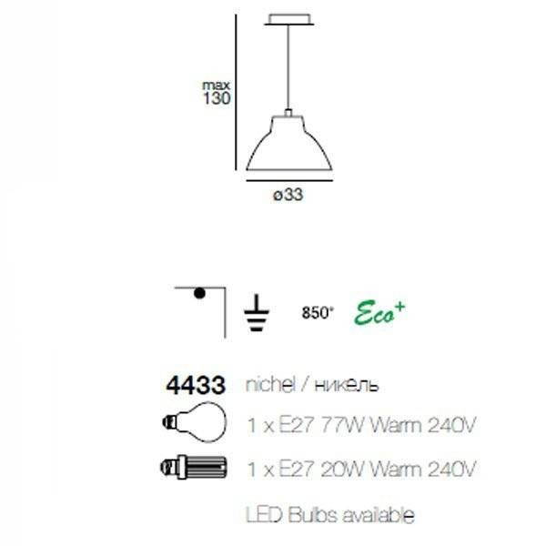 Подвесной светильник Linea Light 4433 Подвесной светильник Linea Light 4433