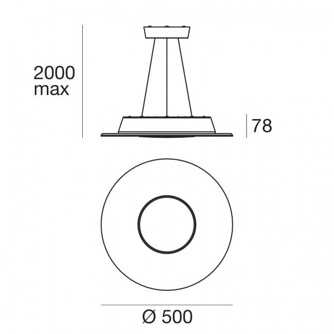Подвесной светильник Linea Light Square 8515