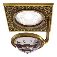 Встраиваемый спот (точечный светильник) FEDE Lighting Crystal De Luxe San Sebastian FD1033CLPB Встраиваемый спот (точечный светильник) FEDE Lighting Crystal De Luxe San Sebastian FD1033CLPB