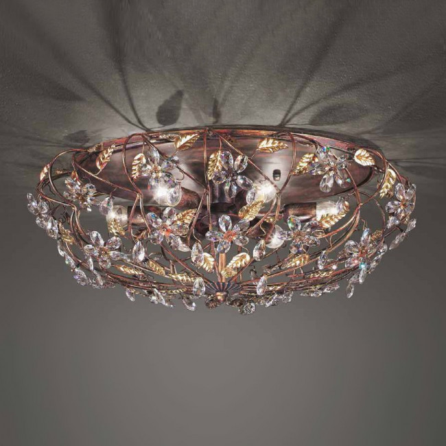 Потолочная люстра MM Lampadari Ovali 6681/P6 V2243 Потолочная люстра MM Lampadari Ovali 6681/P6 V2243