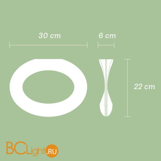 Настенный светильник Fabbian Enck F17 G01 01 Настенный светильник Fabbian Enck F17 G01 01