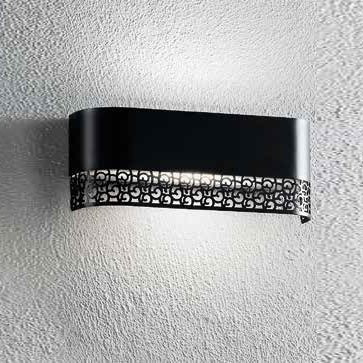 Настенный светильник Renzo Del Ventisette Ohlala A 14463/1 DEC. NERO Настенный светильник Renzo Del Ventisette Ohlala A 14463/1 DEC. NERO