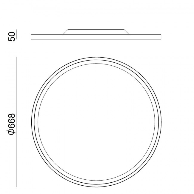 Потолочный светильник Linea Light Hinomaru 8610 Потолочный светильник Linea Light Hinomaru 8610