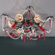 Потолочный светильник Passeri International Cristallo PL 7185/6 Dec. 083 Потолочный светильник Passeri International Cristallo PL 7185/6 Dec. 083