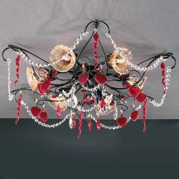 Потолочный светильник Passeri International Cristallo PL 7185/6 Dec. 083 Потолочный светильник Passeri International Cristallo PL 7185/6 Dec. 083