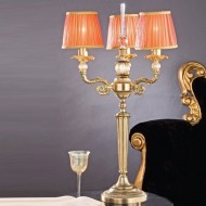 Настольная лампа Passeri International Ottone LG 7235/3 Dec. 086 + 087 Настольная лампа Passeri International Ottone LG 7235/3 Dec. 086 + 087