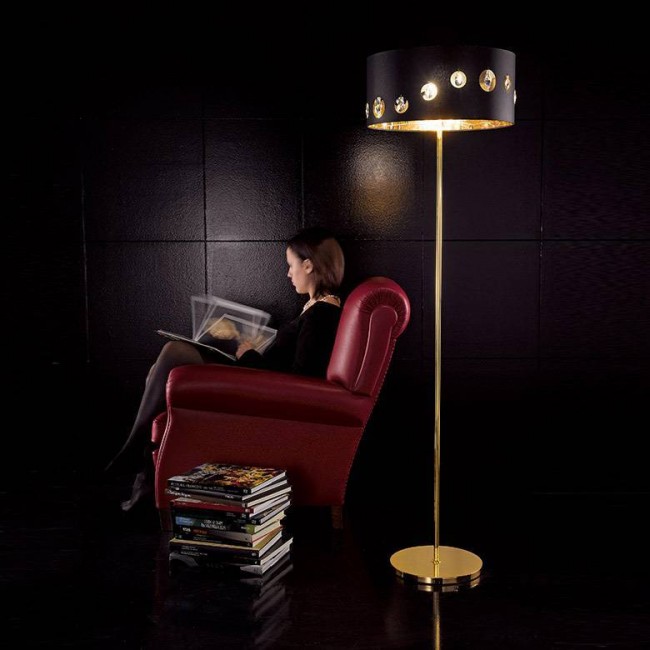 Торшер Effusionidiluce Scrim Black 5100.6012 Торшер Effusionidiluce Scrim Black 5100.6012