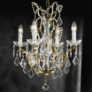 Люстра Beby Group Old style 3285/4 Black gold CUT CRYSTAL Люстра Beby Group Old style 3285/4 Black gold CUT CRYSTAL