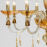 Люстра Euroluce Bloom L8 Gold Amber Люстра Euroluce Bloom L8 Gold Amber