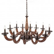 Люстра Euroluce Olympia L12 brown Люстра Euroluce Olympia L12 brown