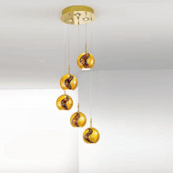 Подвесной светильник Kolarz Luna Kiss 0392.35+3.3.Ki.Au Подвесной светильник Kolarz Luna Kiss 0392.35+3.3.Ki.Au