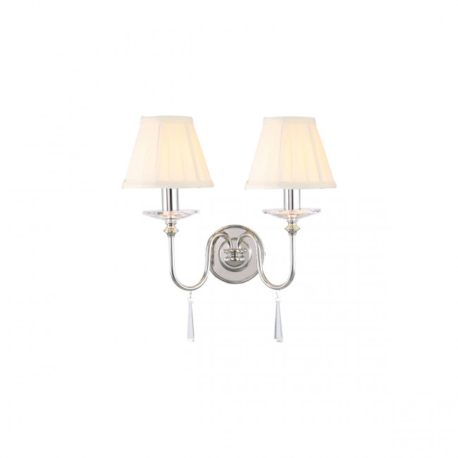 Бра Elstead Lighting Finsbury Park FP2-POL-NICKEL Бра Elstead Lighting Finsbury Park FP2-POL-NICKEL