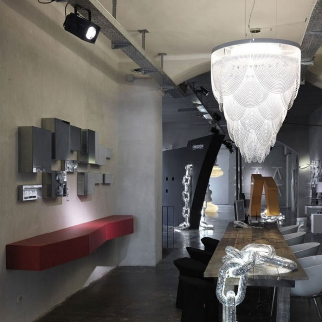 Подвесной светильник Slamp Ceremony L WHITE CER79SOS0006W_000 Подвесной светильник Slamp Ceremony L WHITE CER79SOS0006W_000