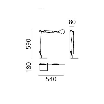 Настольная лампа Artemide Ina DD0007A09 Настольная лампа Artemide Ina DD0007A09