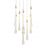 Подвесной светильник DeLight Collection teardrop OM801670-10-G Подвесной светильник DeLight Collection teardrop OM801670-10-G