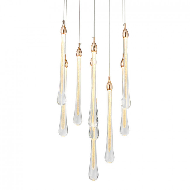 Подвесной светильник DeLight Collection teardrop OM801670-10-G Подвесной светильник DeLight Collection teardrop OM801670-10-G