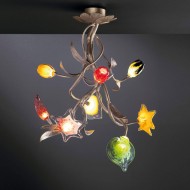 Потолочный светильник Serip Bouquet CT3200/8 FO_PB Потолочный светильник Serip Bouquet CT3200/8 FO_PB