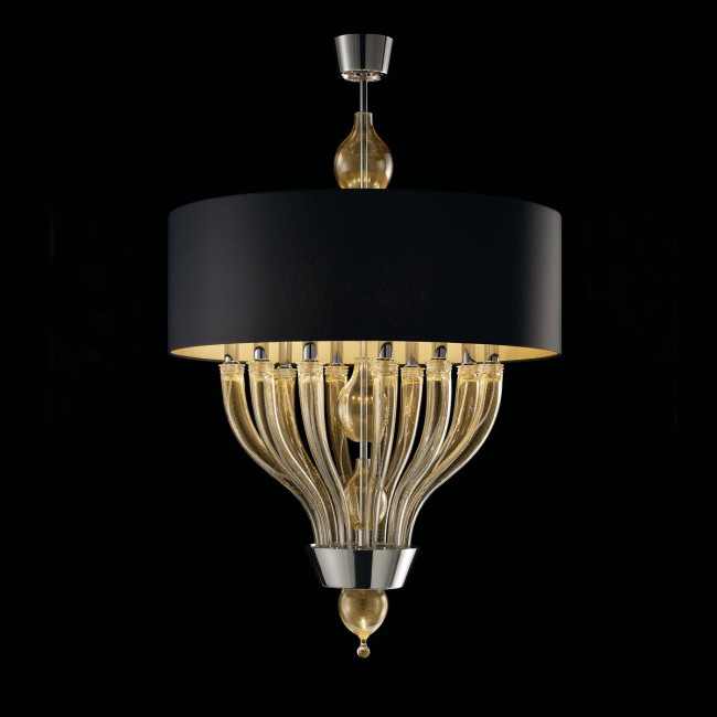 Подвесной светильник Barovier&Toso Pandora 5675/10/OO/NO Подвесной светильник Barovier&Toso Pandora 5675/10/OO/NO