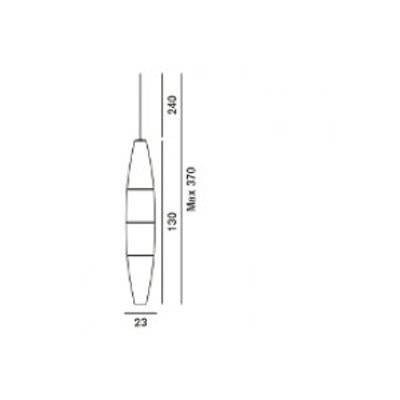 Уличный подвесной светильник Foscarini Havana 150007 10 Уличный подвесной светильник Foscarini Havana 150007 10