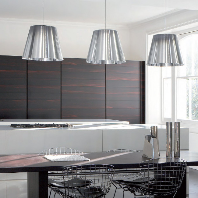 Подвесной светильник Flos Ktribe S3 Aluminized silver F6258000 Подвесной светильник Flos Ktribe S3 Aluminized silver F6258000