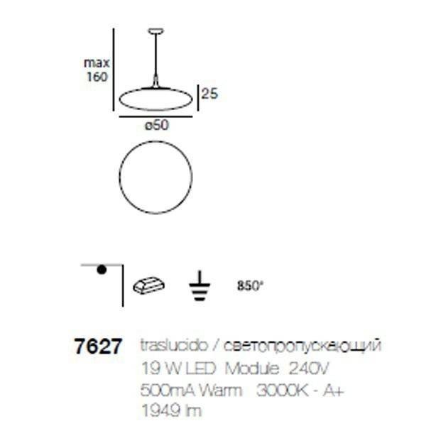 Подвесной светильник Linea Light Squash 7627 Подвесной светильник Linea Light Squash 7627