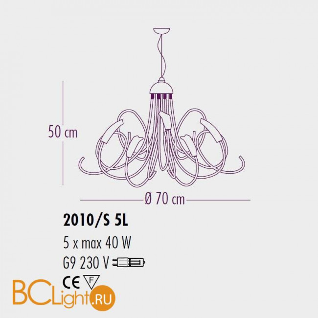 Люстра Bellart Chic 2010/S5L 19 Люстра Bellart Chic 2010/S5L 19