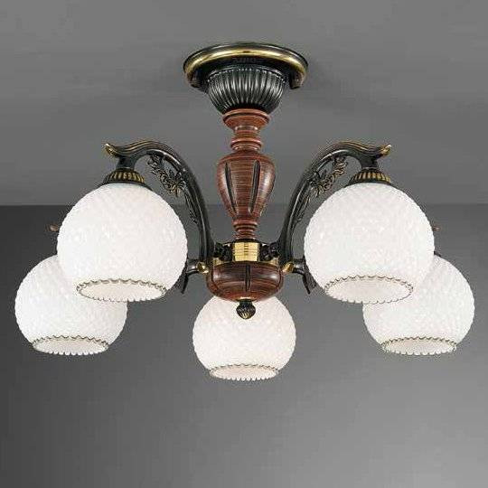 Потолочная люстра Reccagni Angelo PL. 8630/5 Потолочная люстра Reccagni Angelo PL. 8630/5