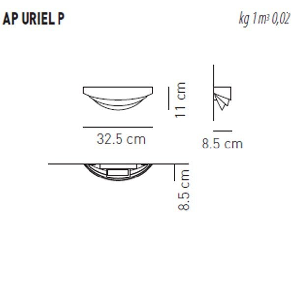 Настенный светильник Axo Light AP URIEL P Bianco perla APURIELPBCXXR7S Настенный светильник Axo Light AP URIEL P Bianco perla APURIELPBCXXR7S