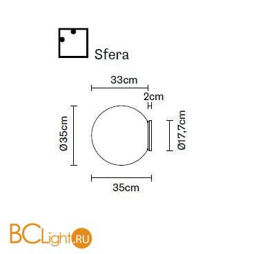 Настенно-потолочный светильник Fabbian Lumi F07 G47 01 Настенно-потолочный светильник Fabbian Lumi F07 G47 01